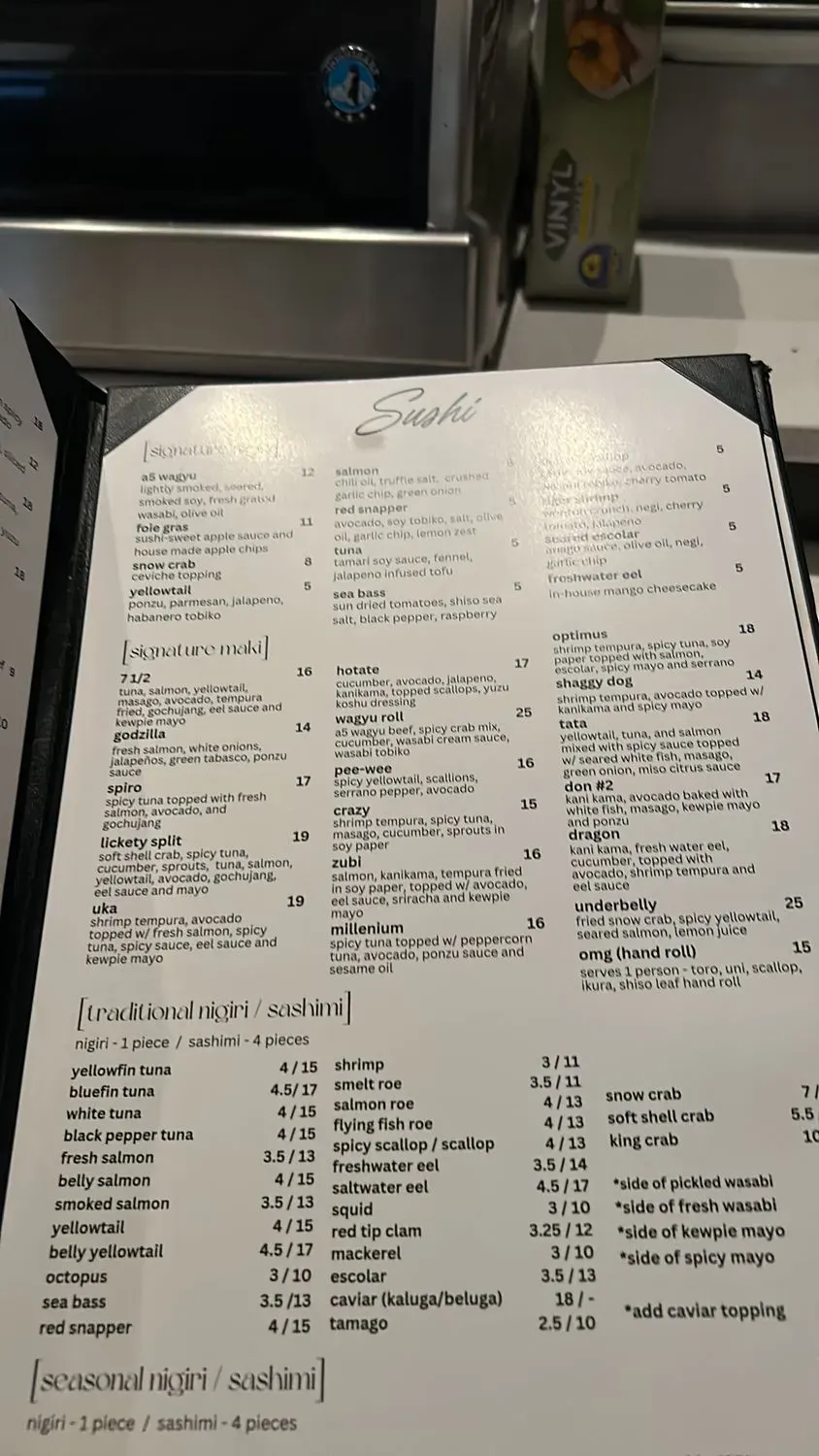 Menu 6