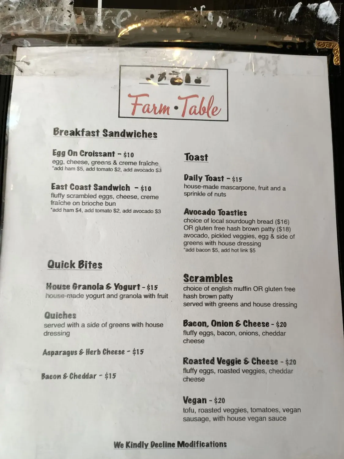 Menu 2