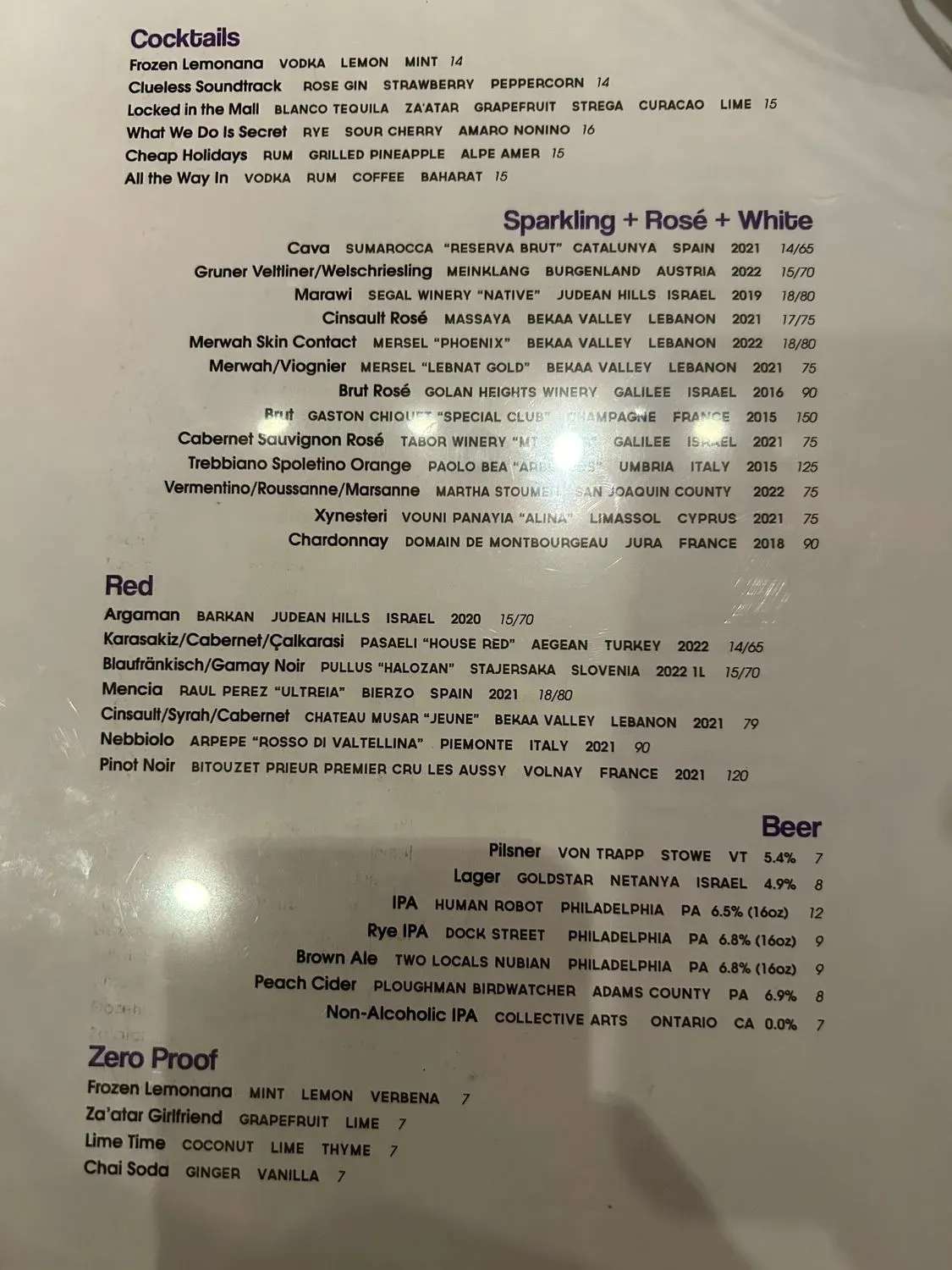 Menu 6