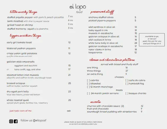 Menu 3