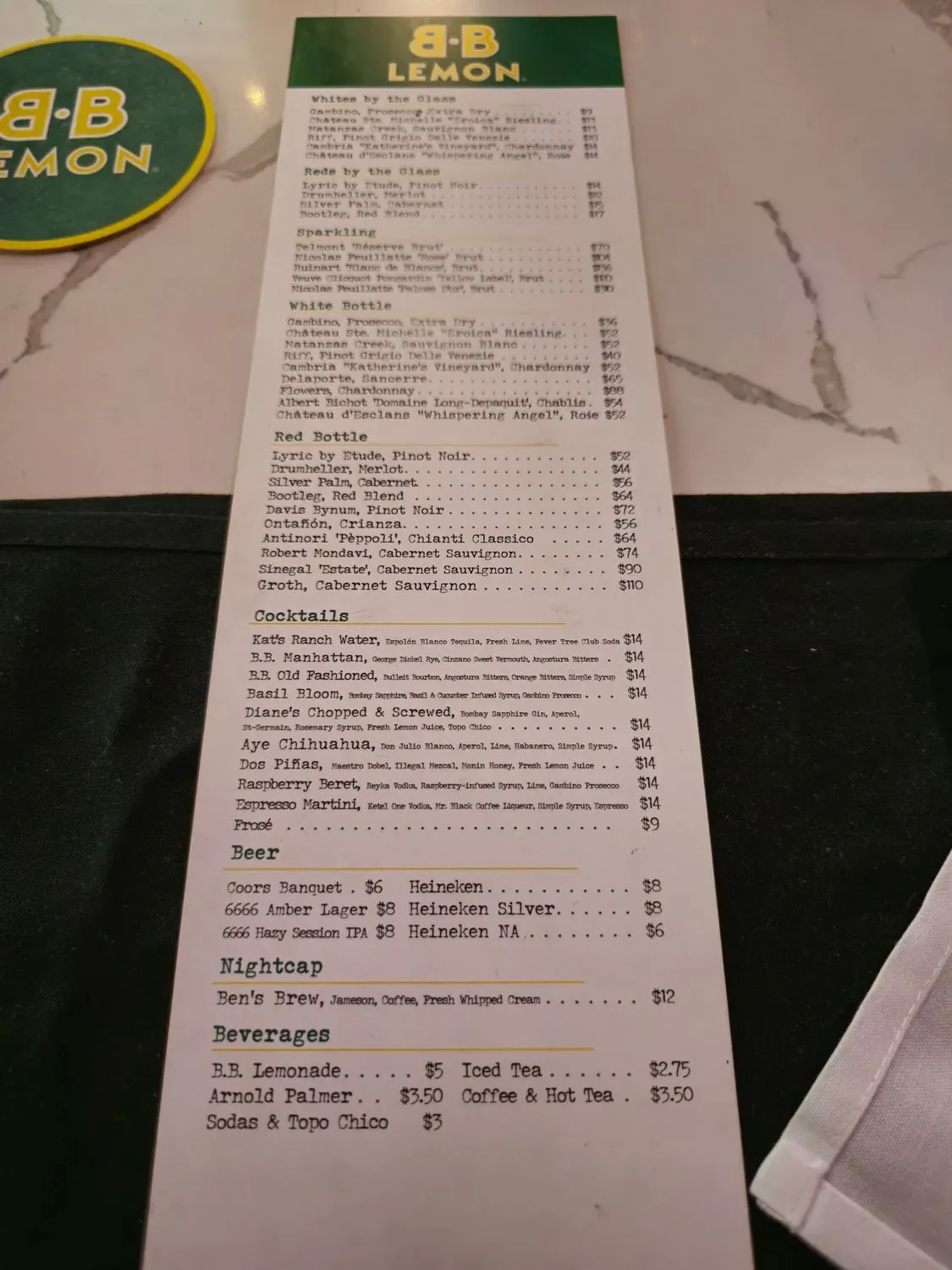 Menu 6