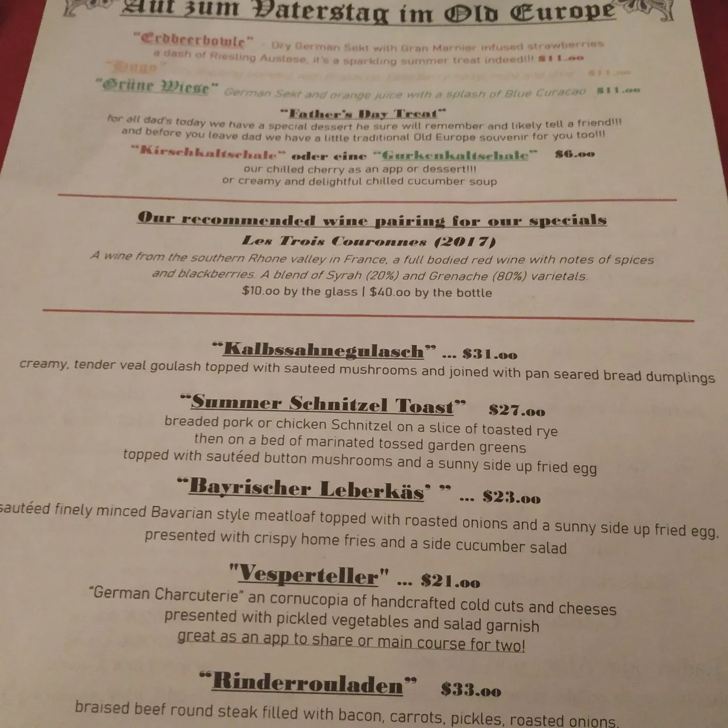 Menu 5