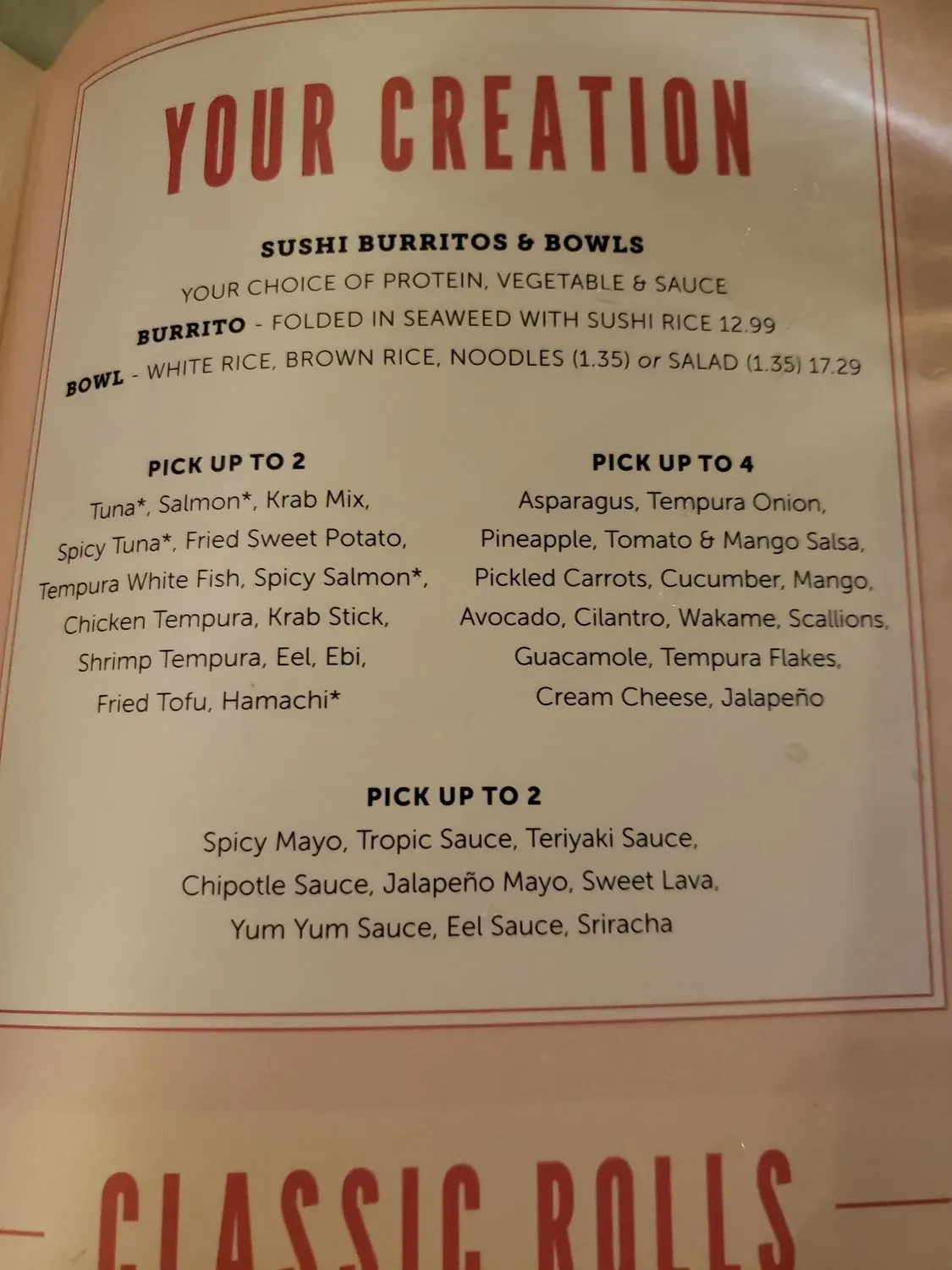 Menu 6