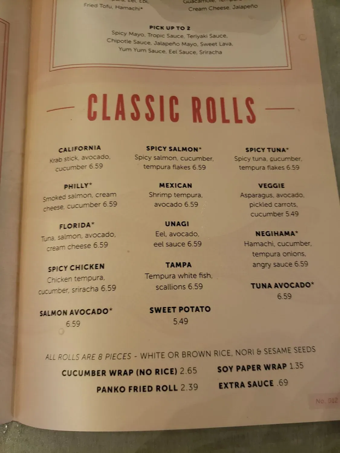 Menu 5