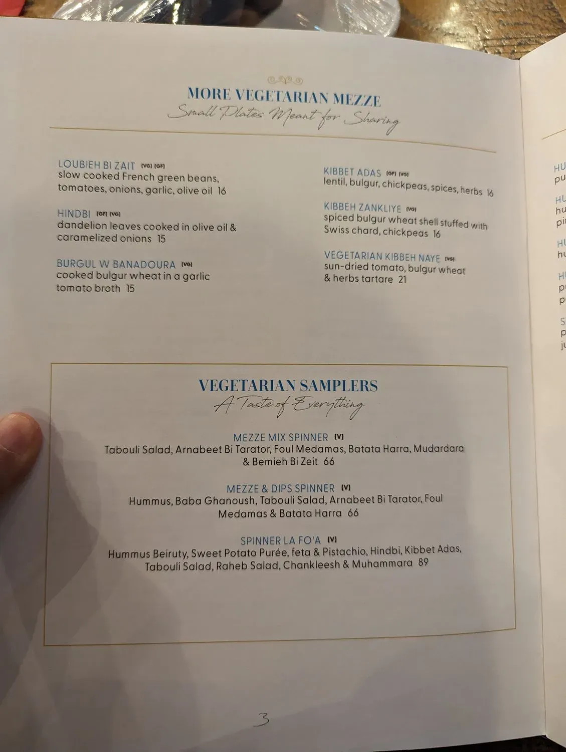 Menu 4