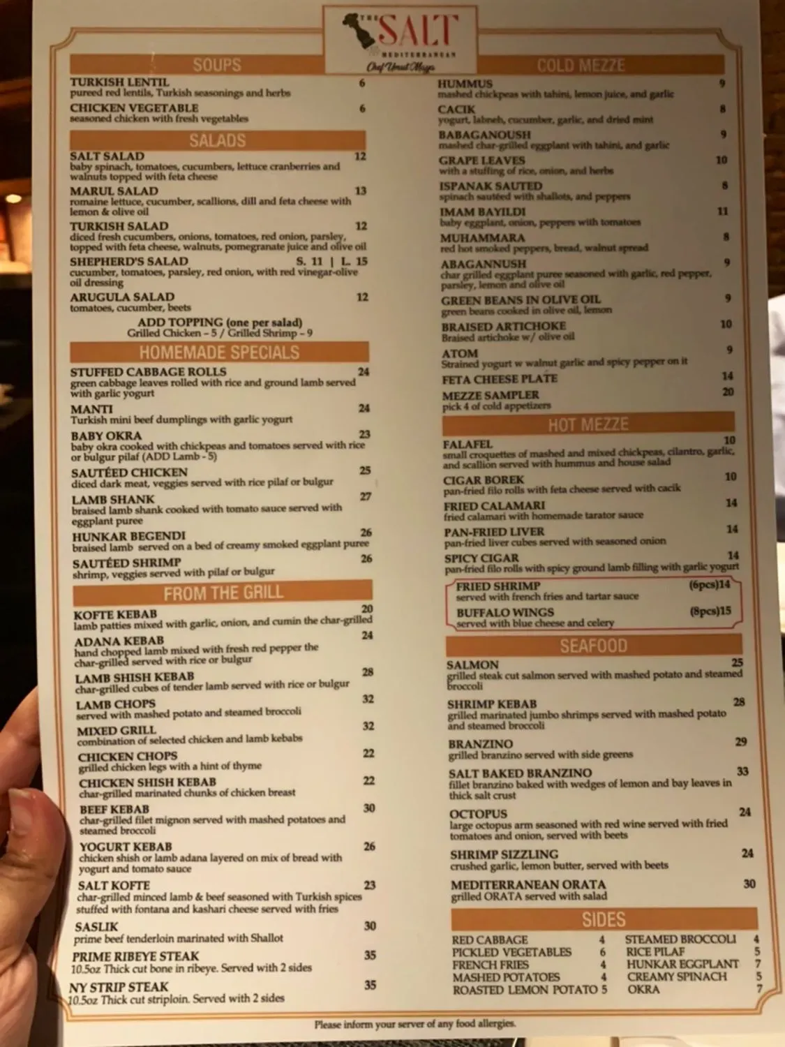 Menu 6