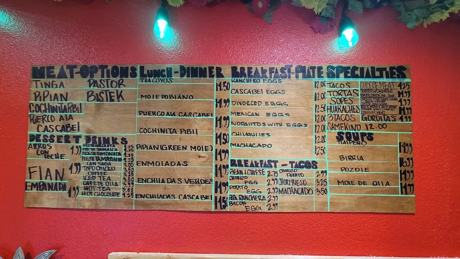 Menu 4