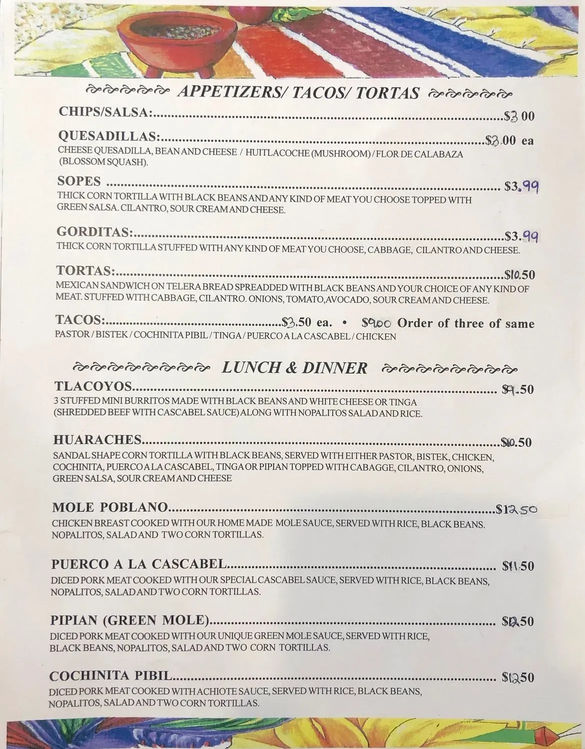 Menu 2