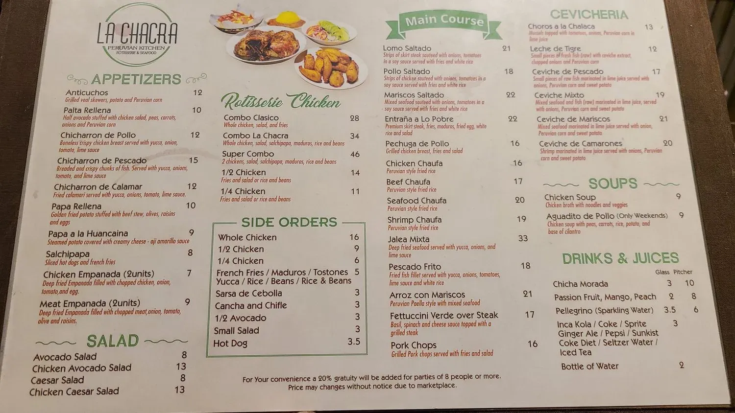 Menu 2