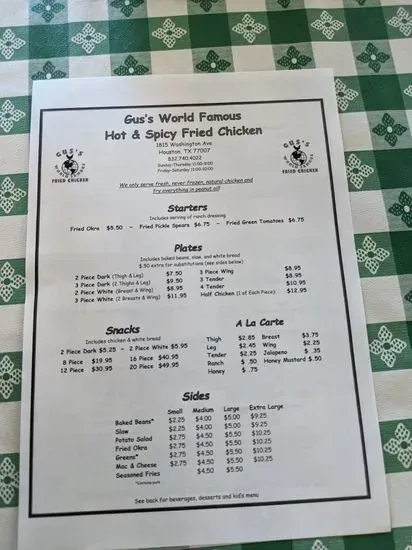 Menu 6