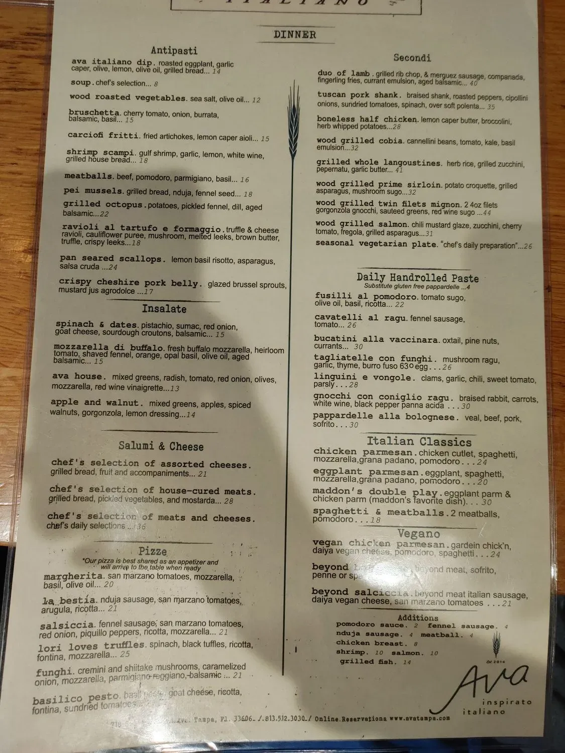 Menu 4