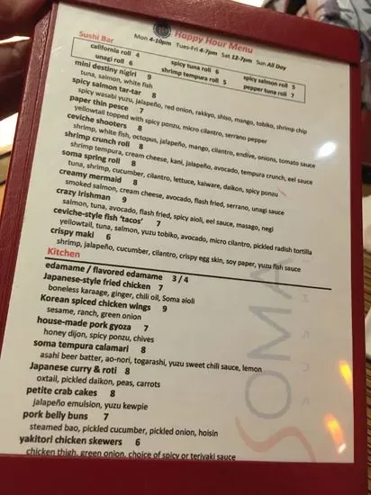 Menu 6