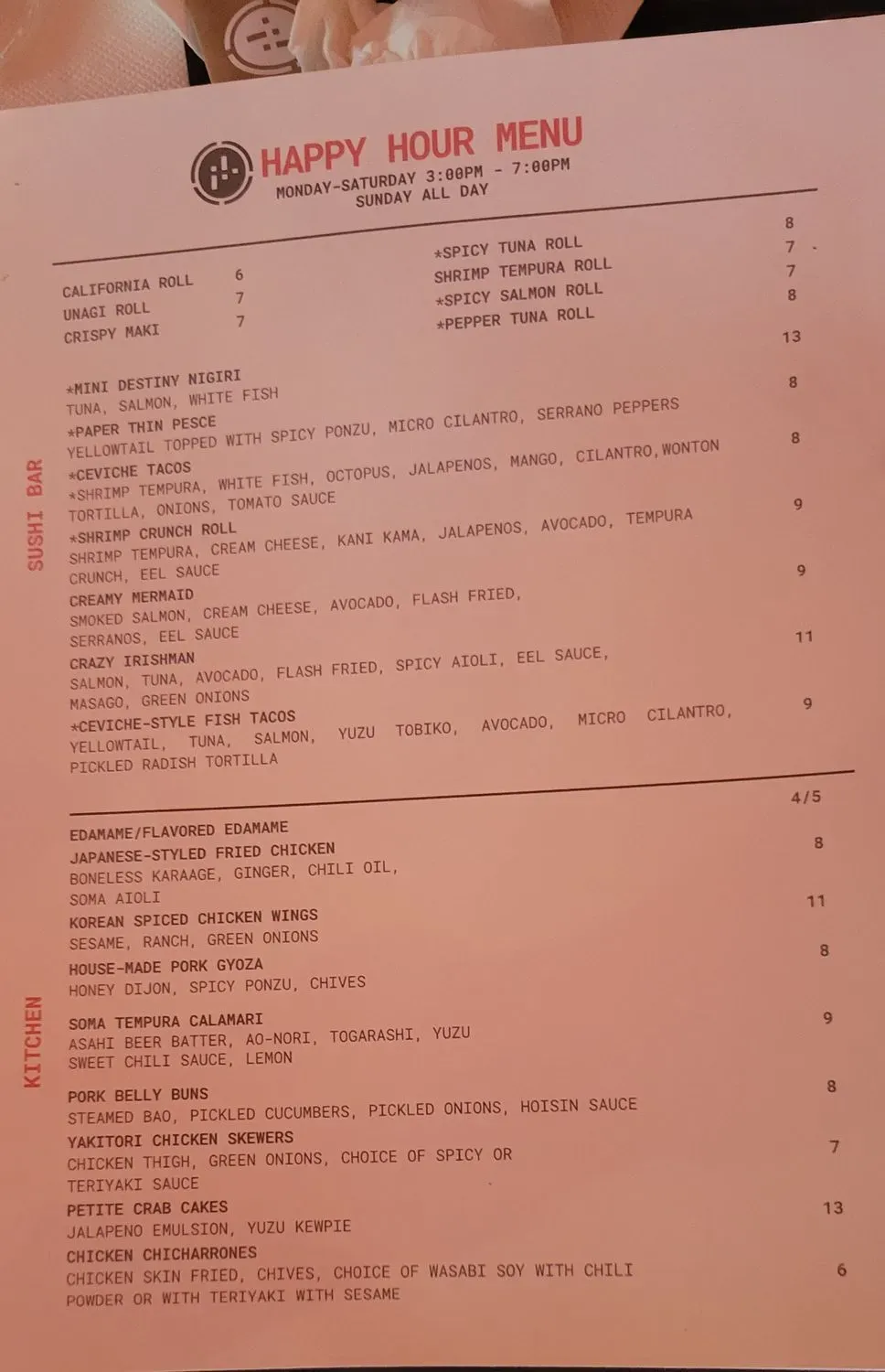 Menu 3