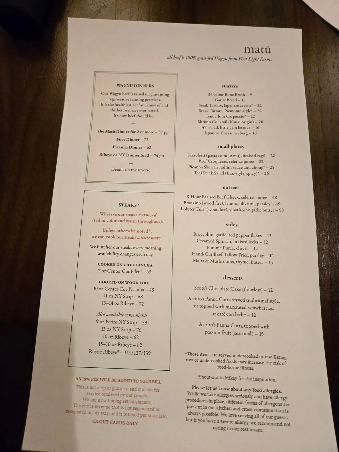 Menu 2