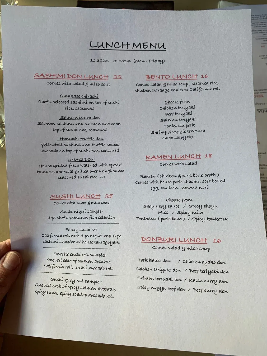 Menu 6