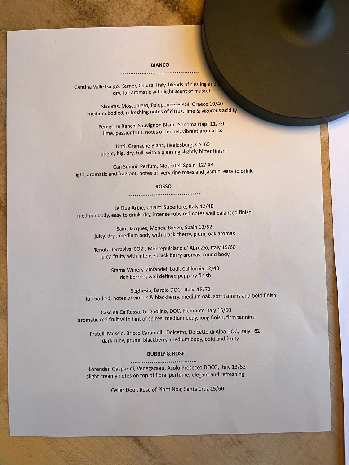 Menu 3