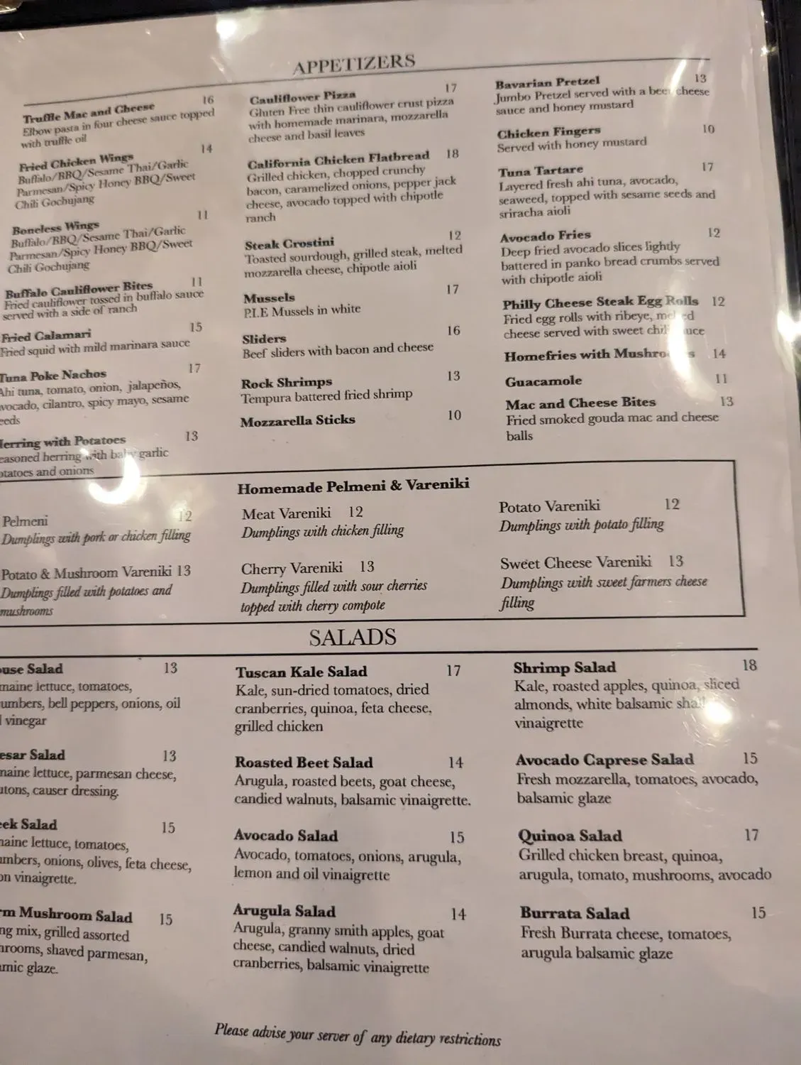 Menu 4