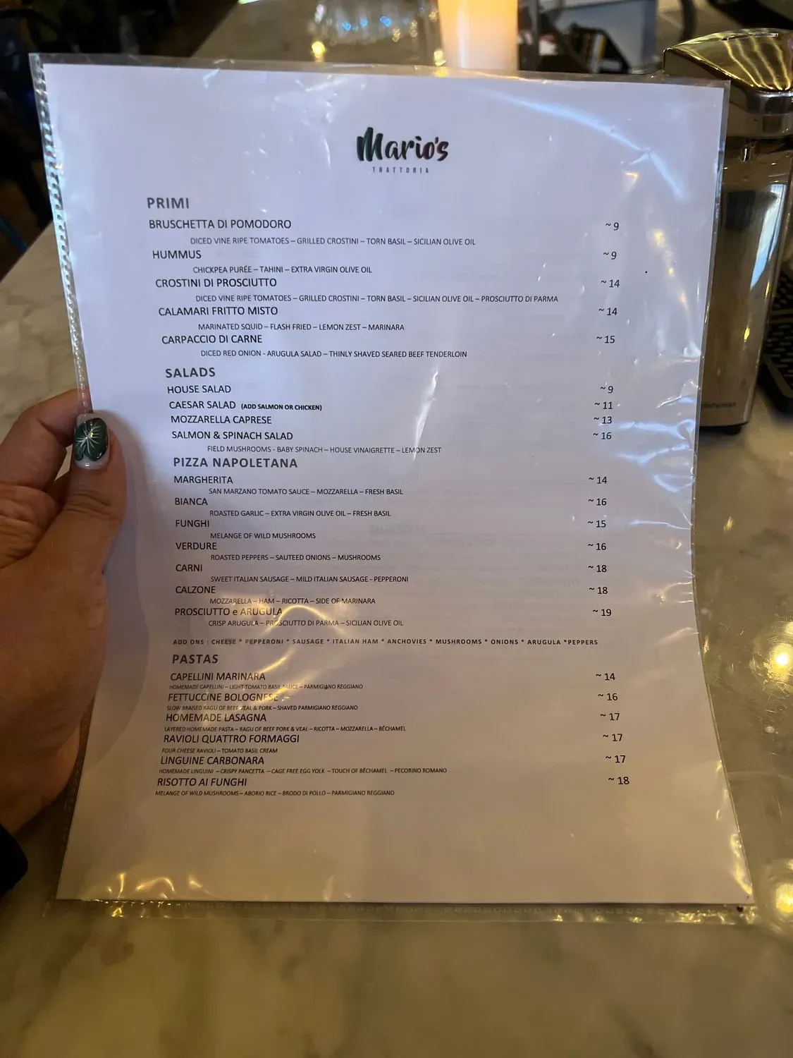 Menu 4