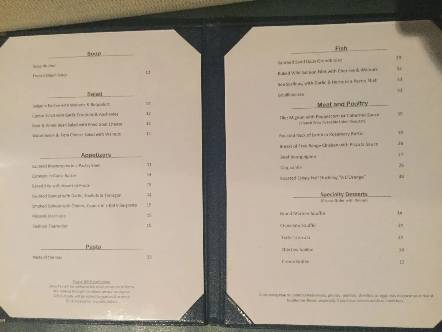 Menu 5