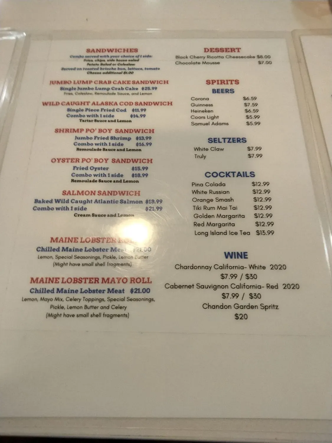 Menu 3