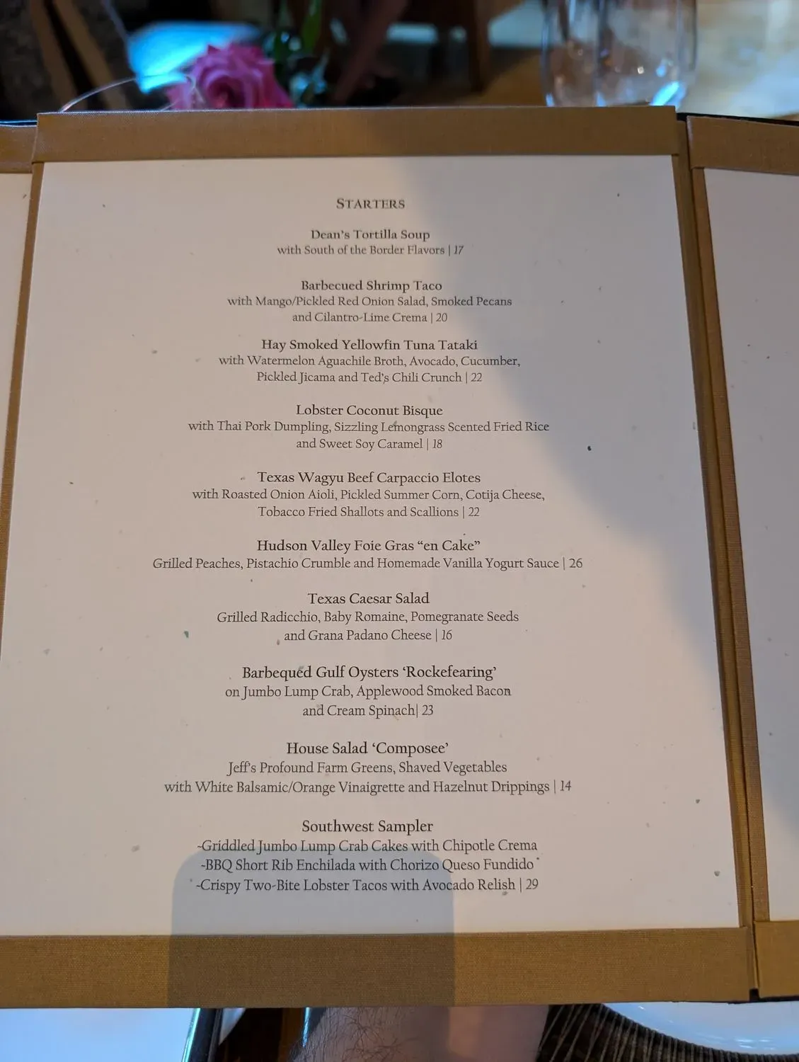 Menu 6