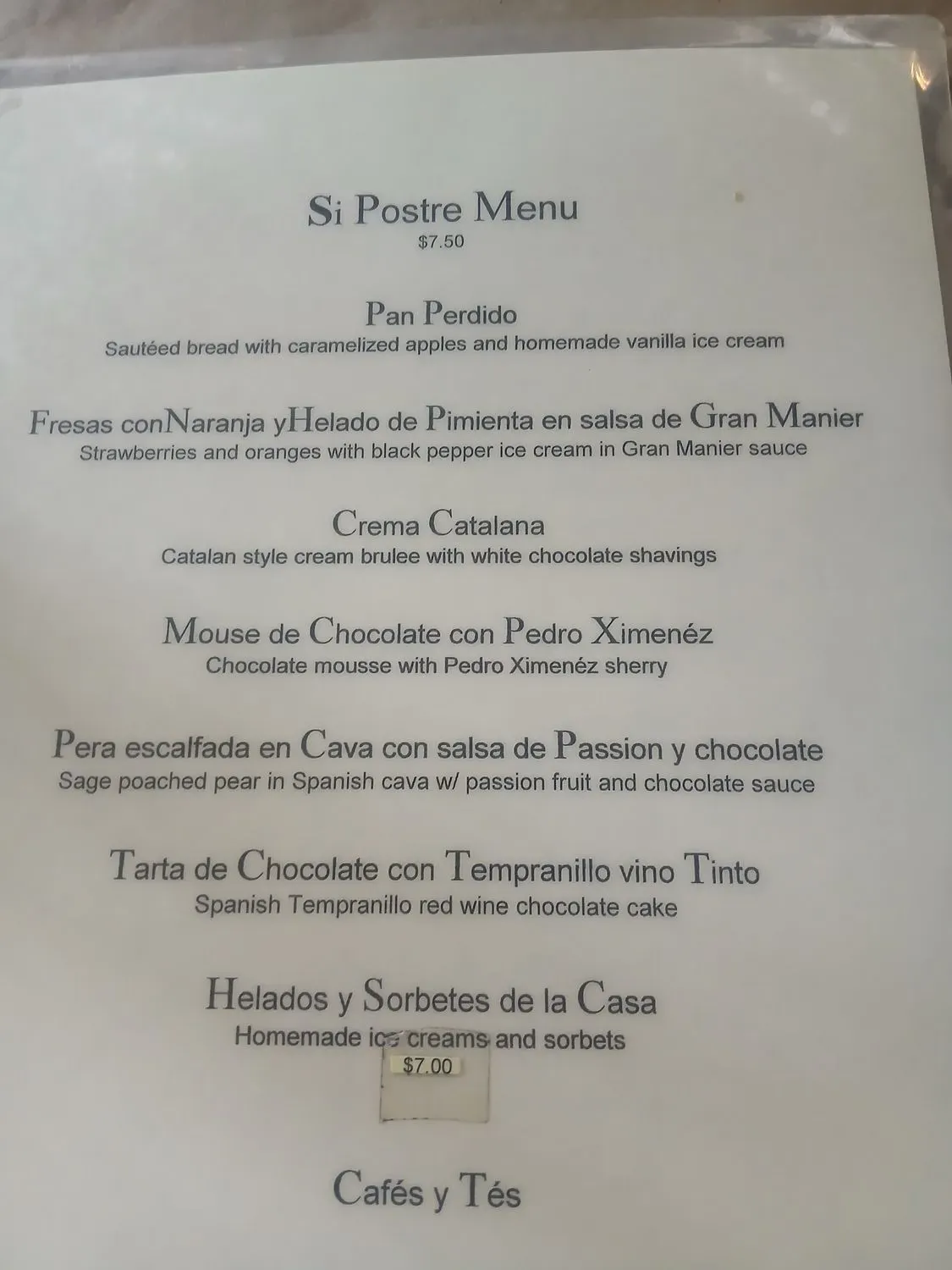 Menu 6