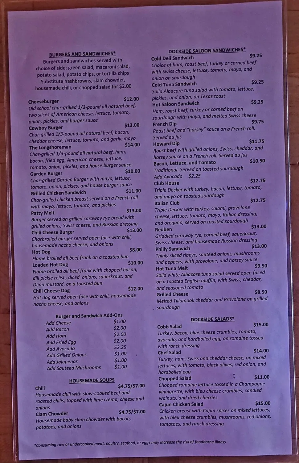 Menu 2