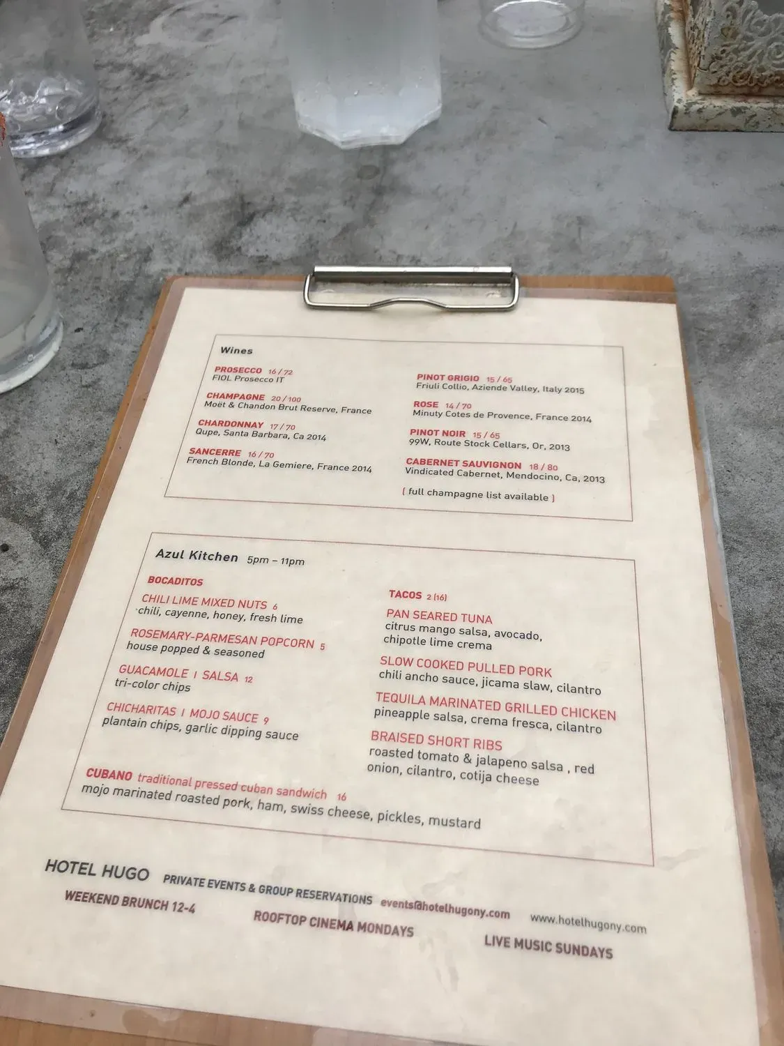 Menu 6