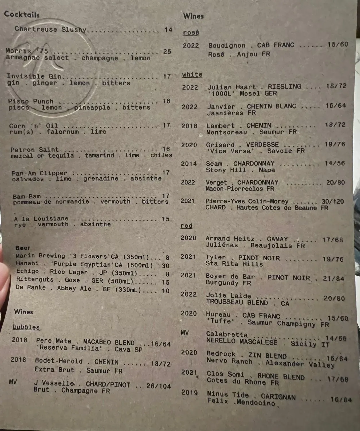 Menu 2