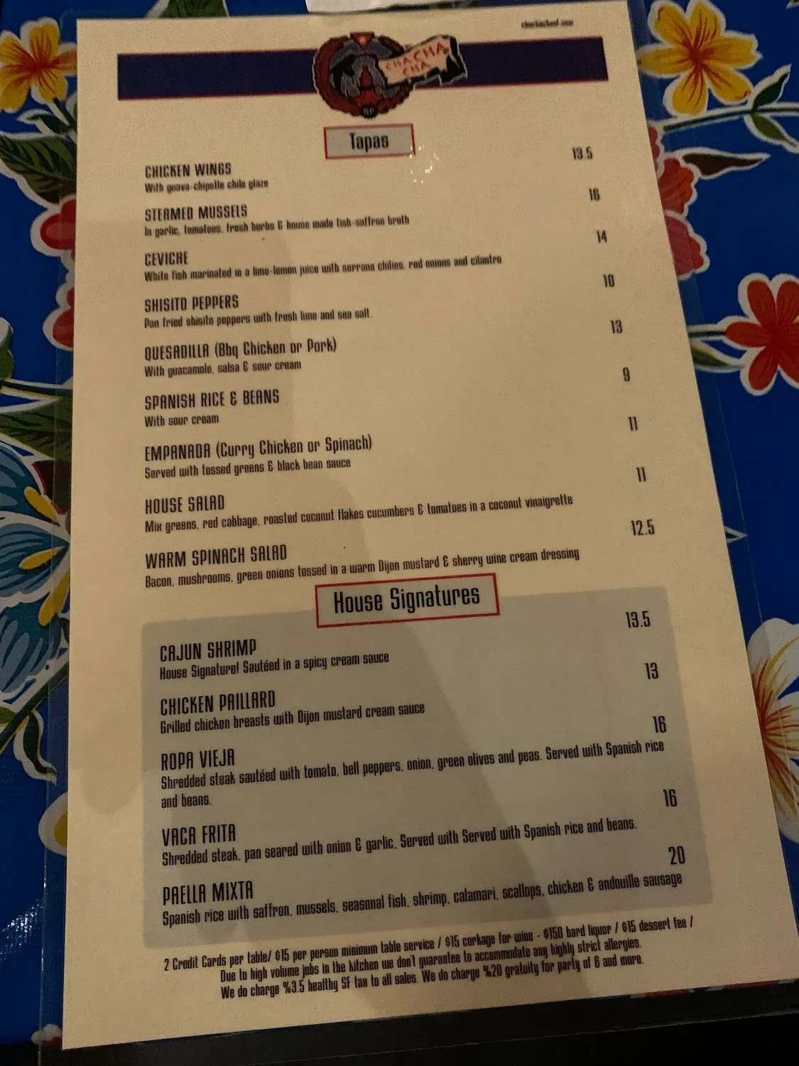 Menu 2