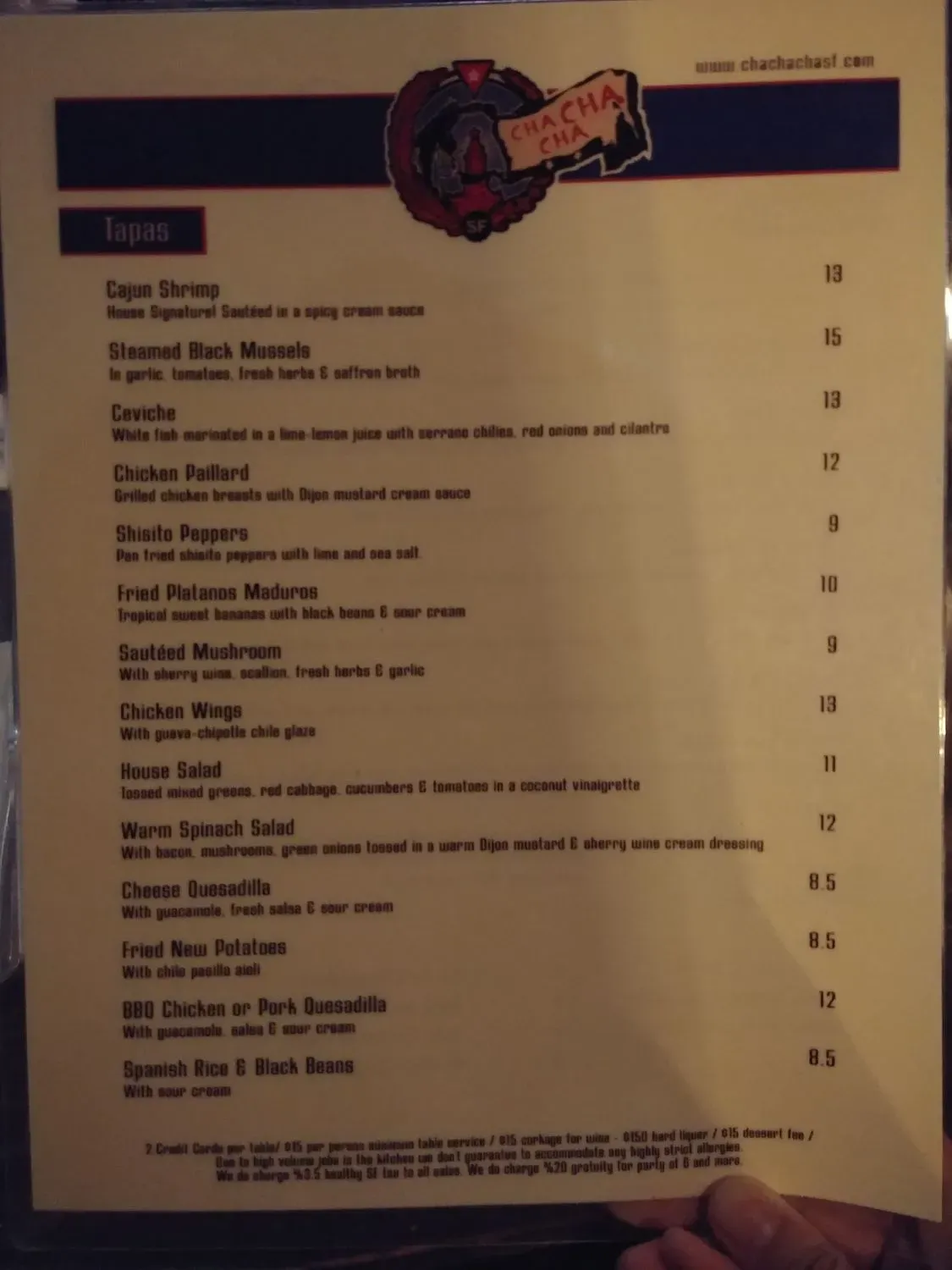 Menu 3