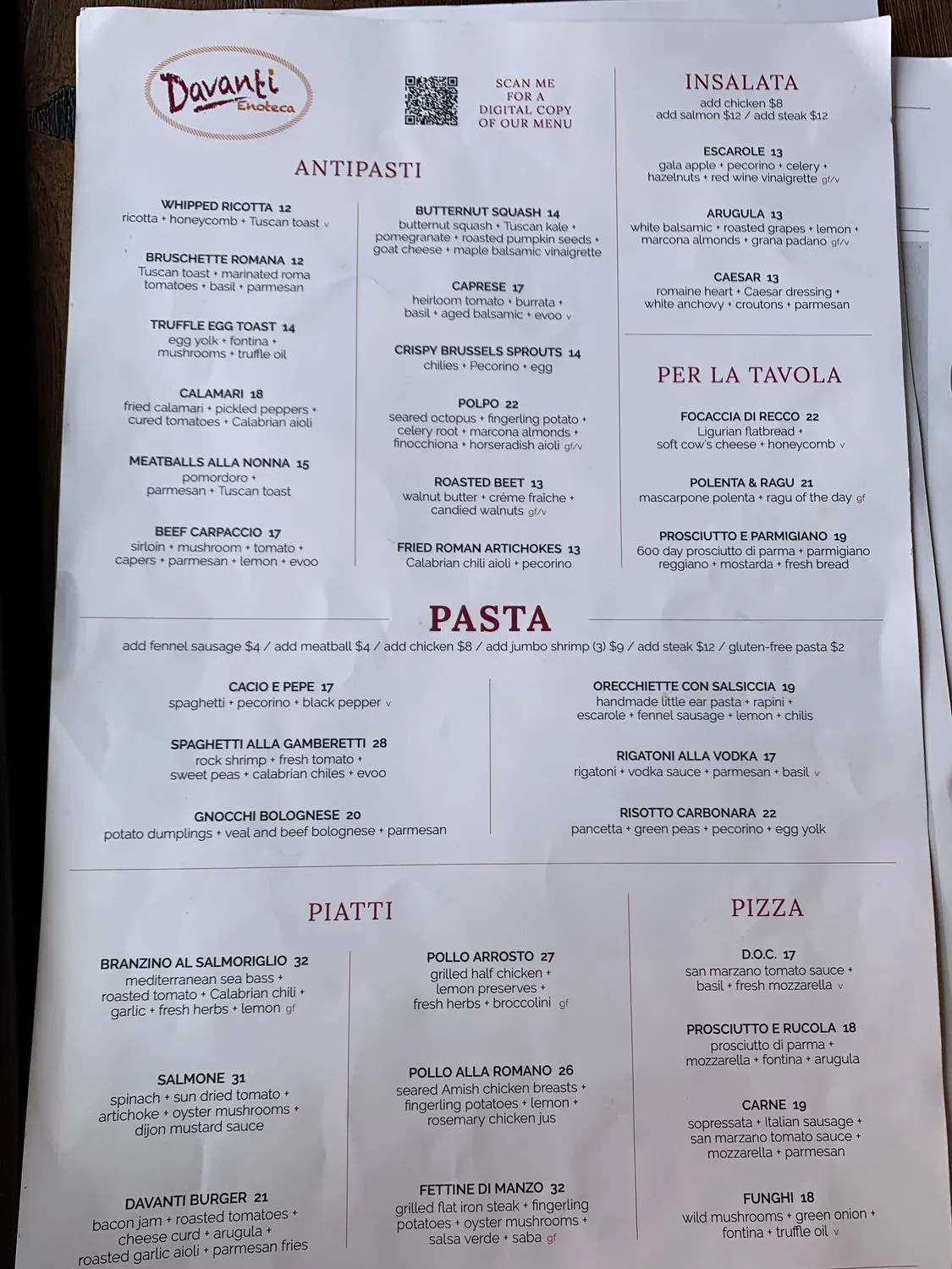 Menu 2