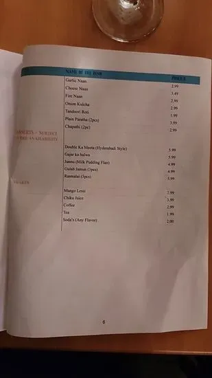 Menu 4