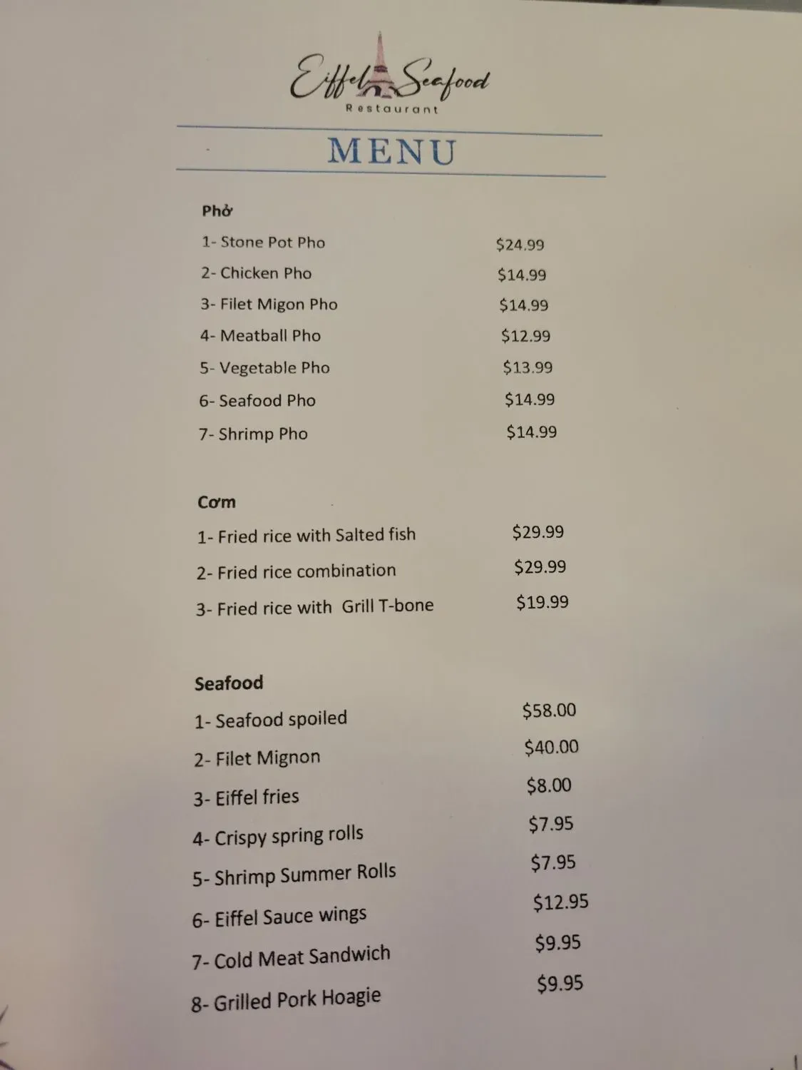 Menu 6