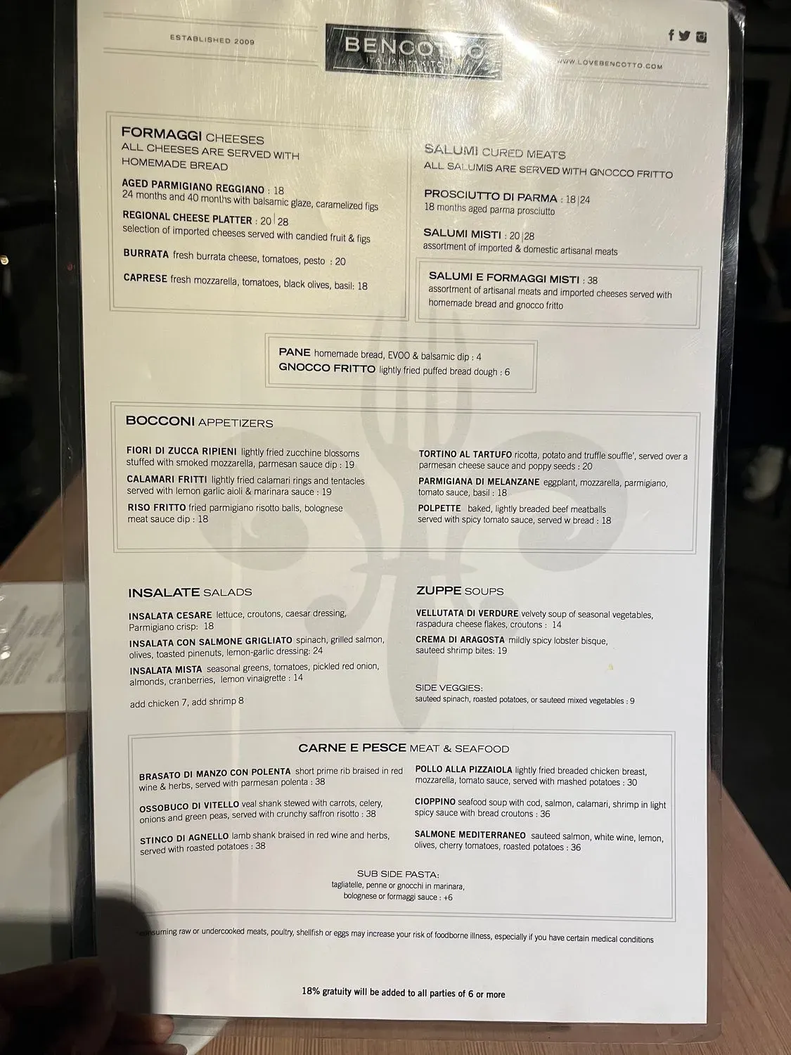 Menu 6