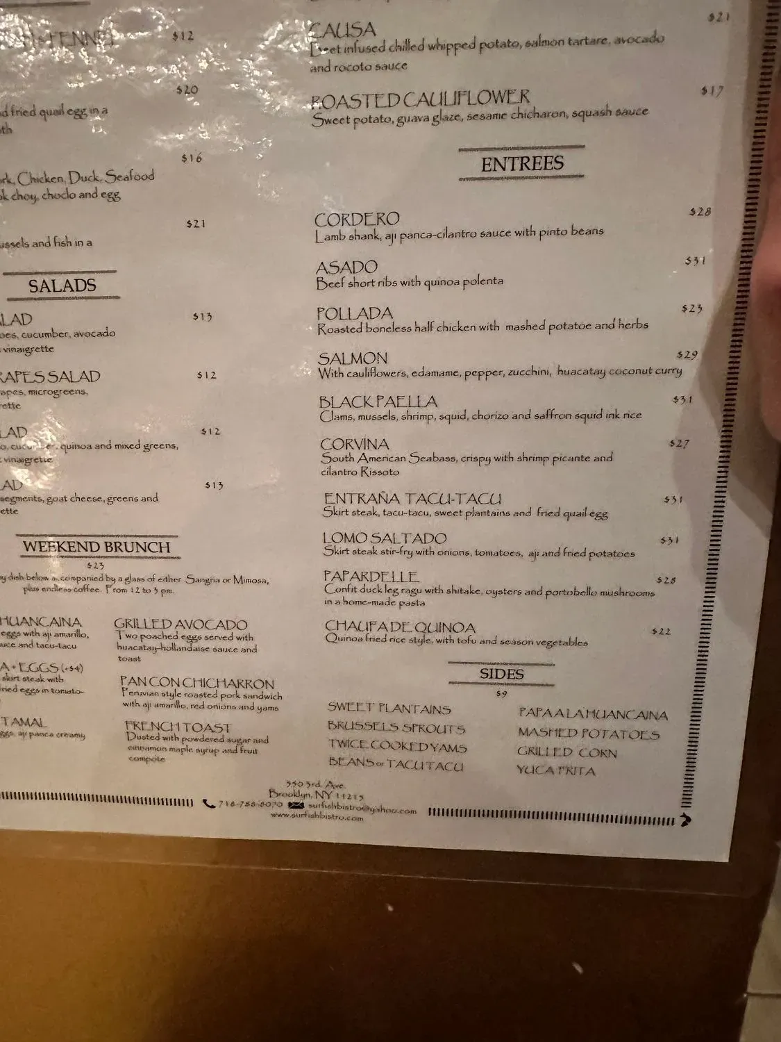 Menu 5