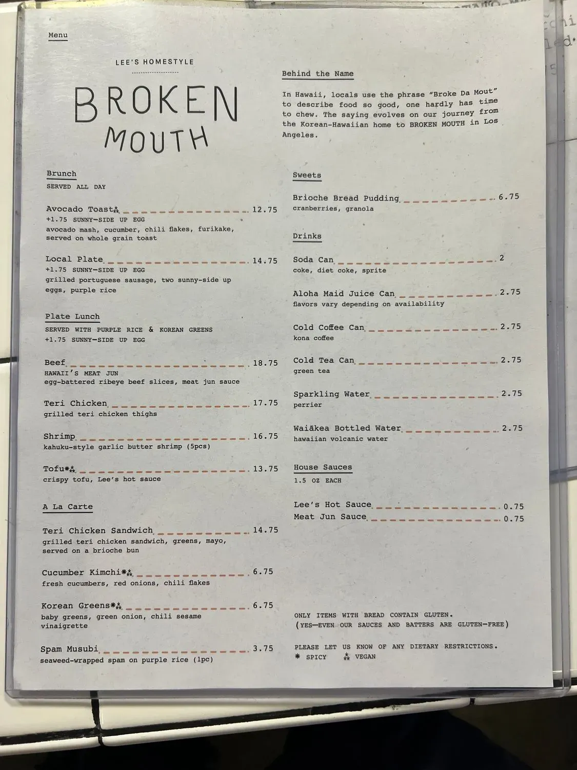 Menu 4