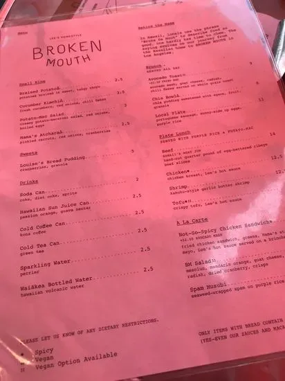 Menu 6