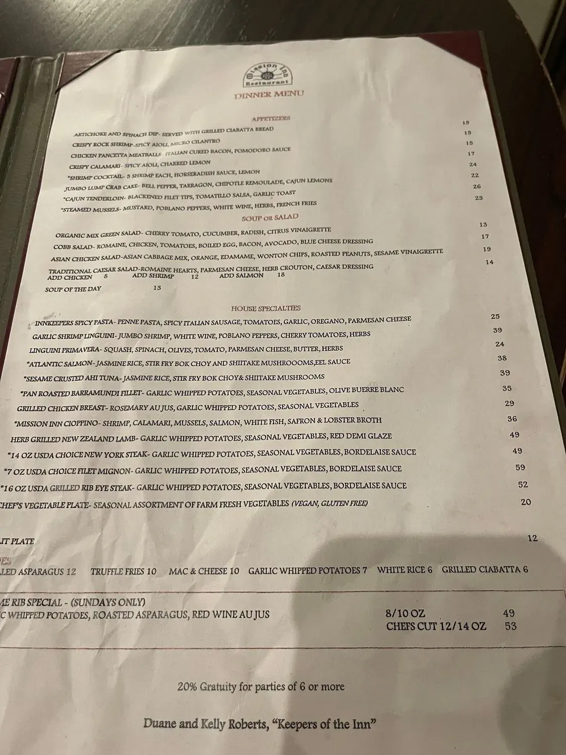 Menu 3