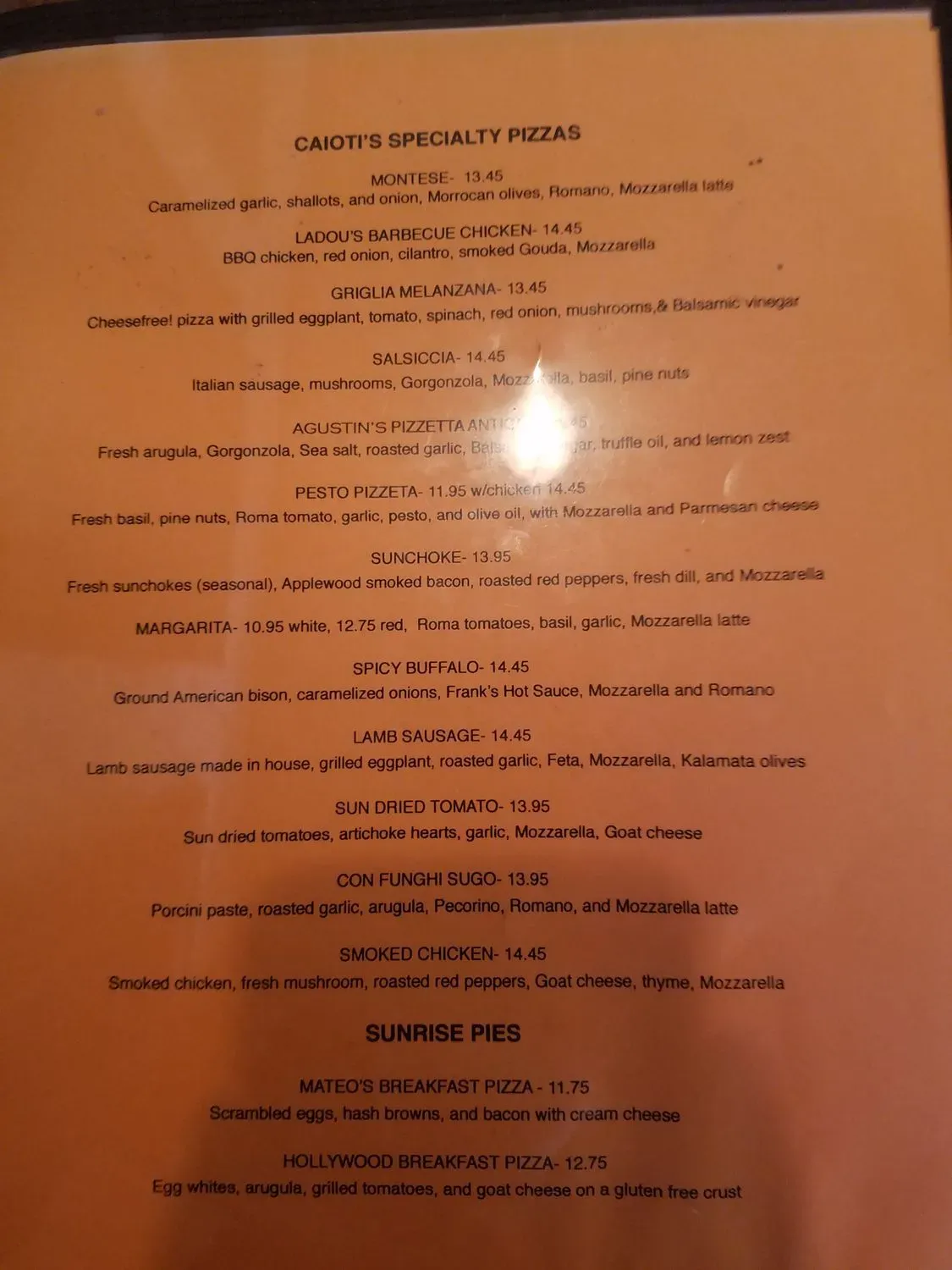 Menu 2