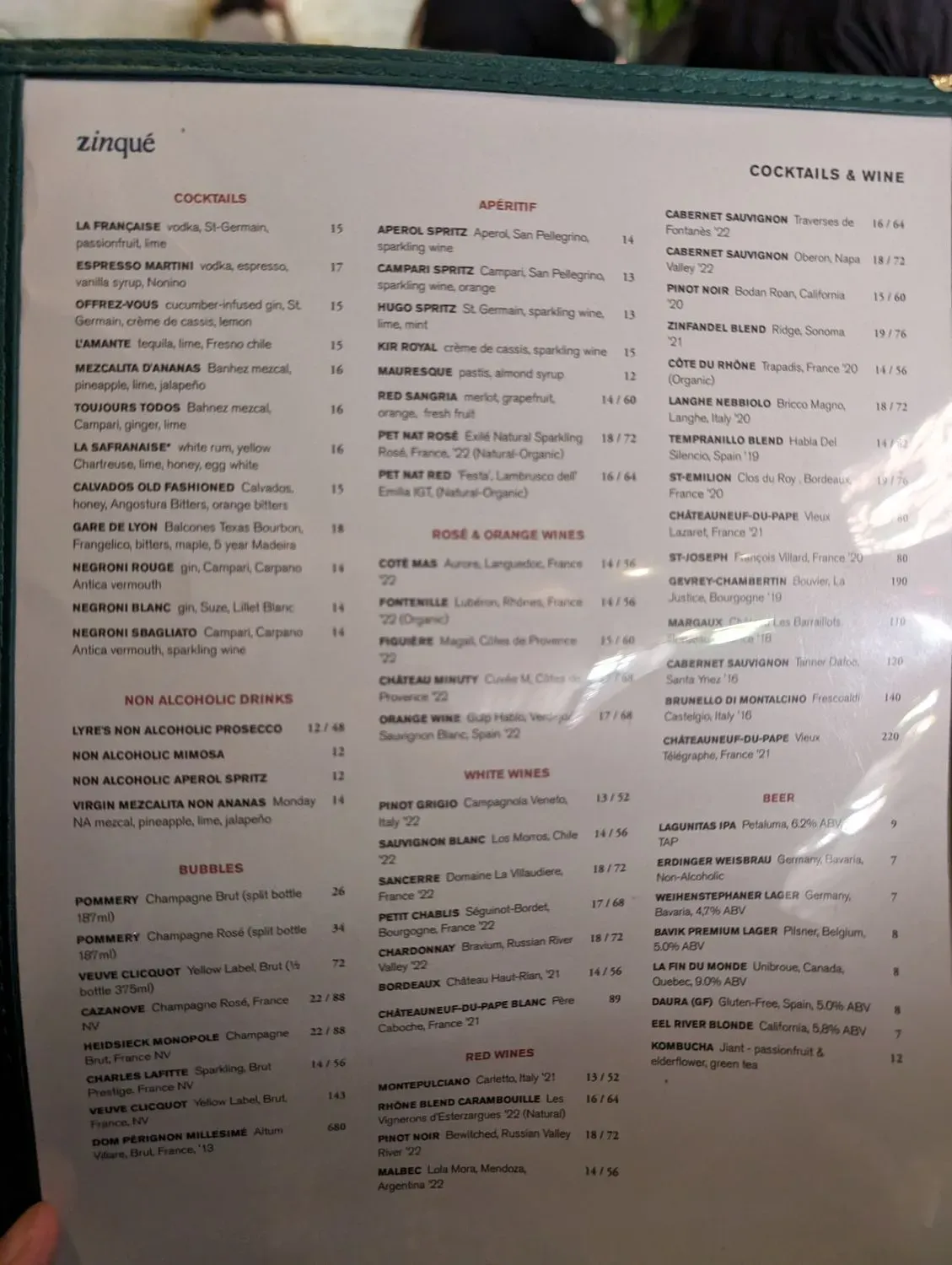 Menu 3