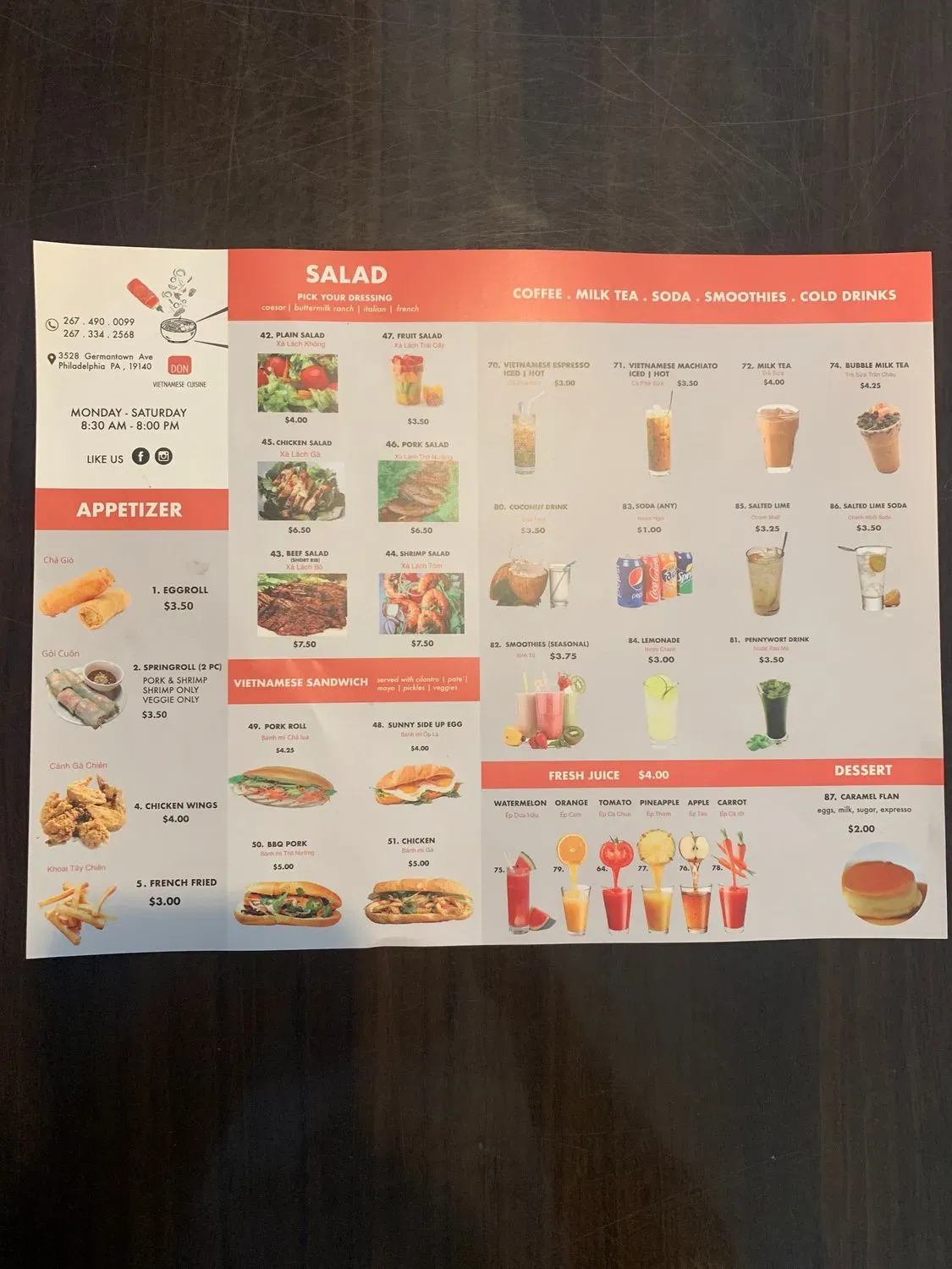 Menu 2