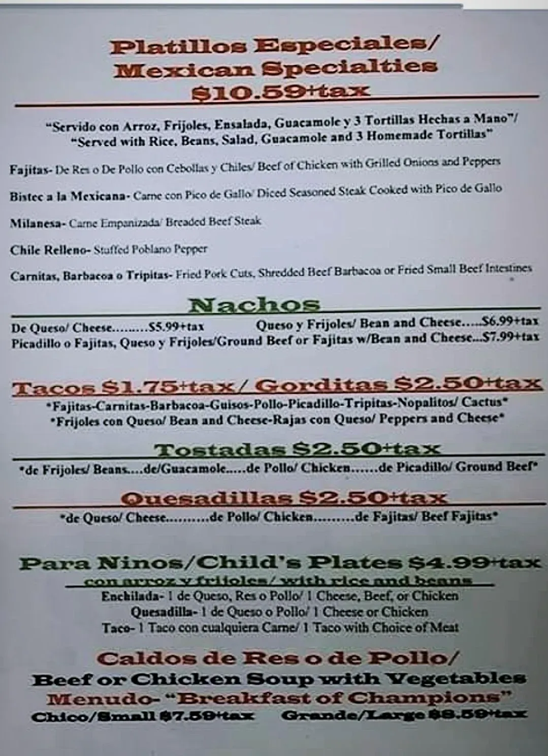 Menu 2