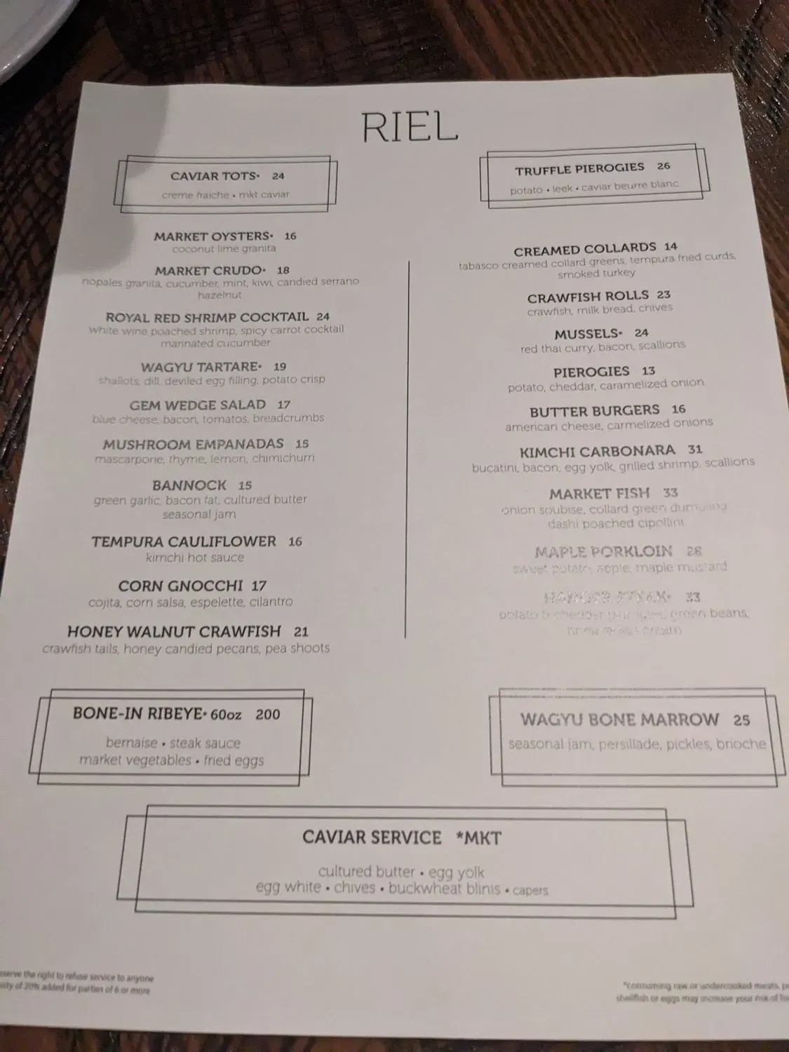 Menu 6