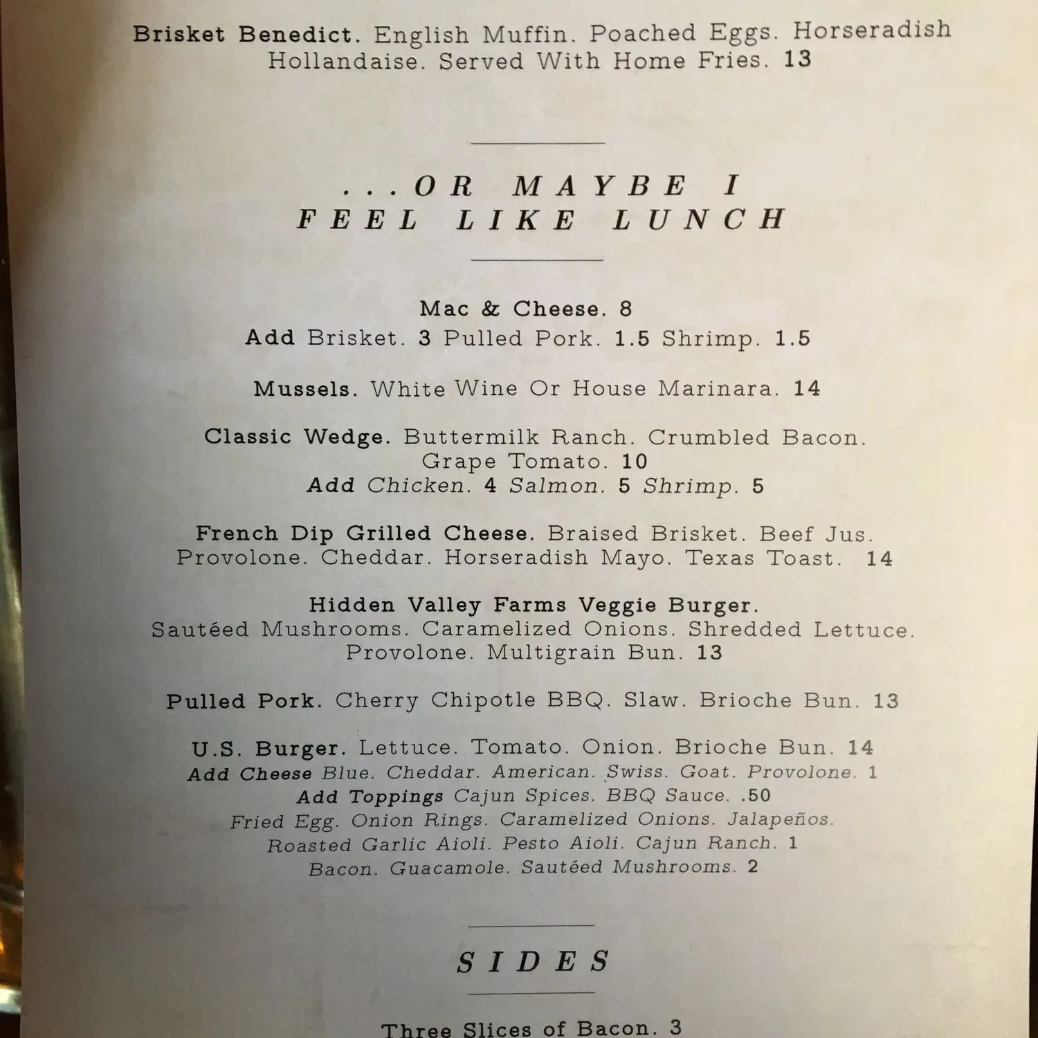 Menu 2