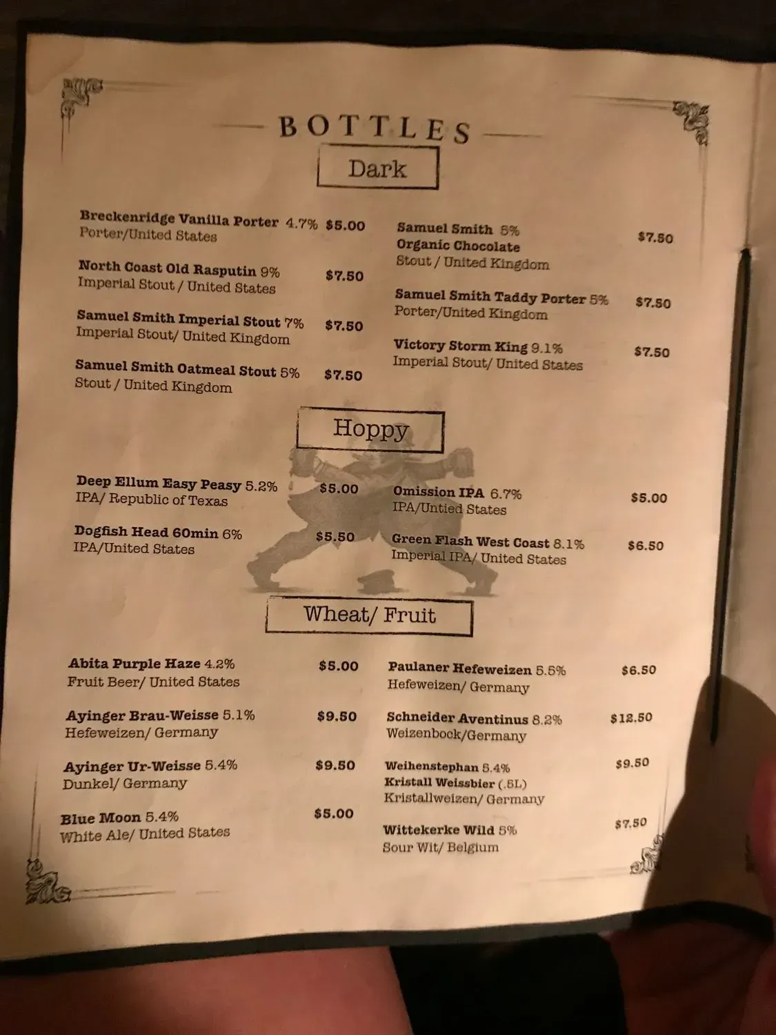 Menu 5