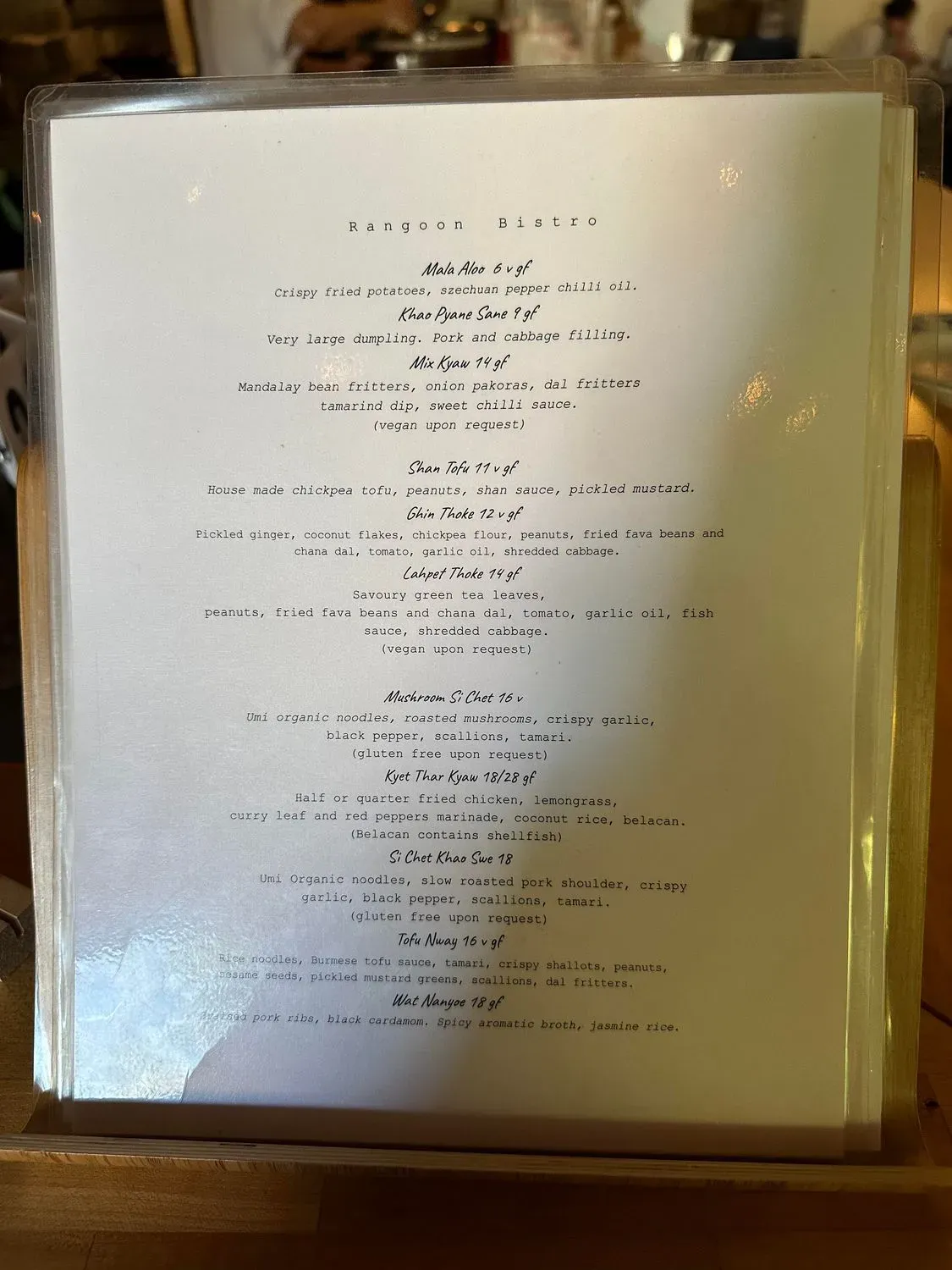 Menu 5