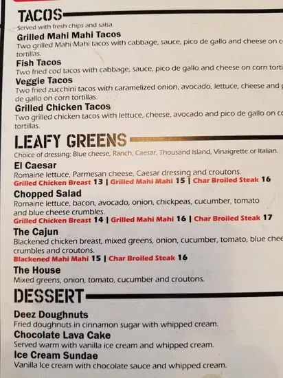 Menu 5