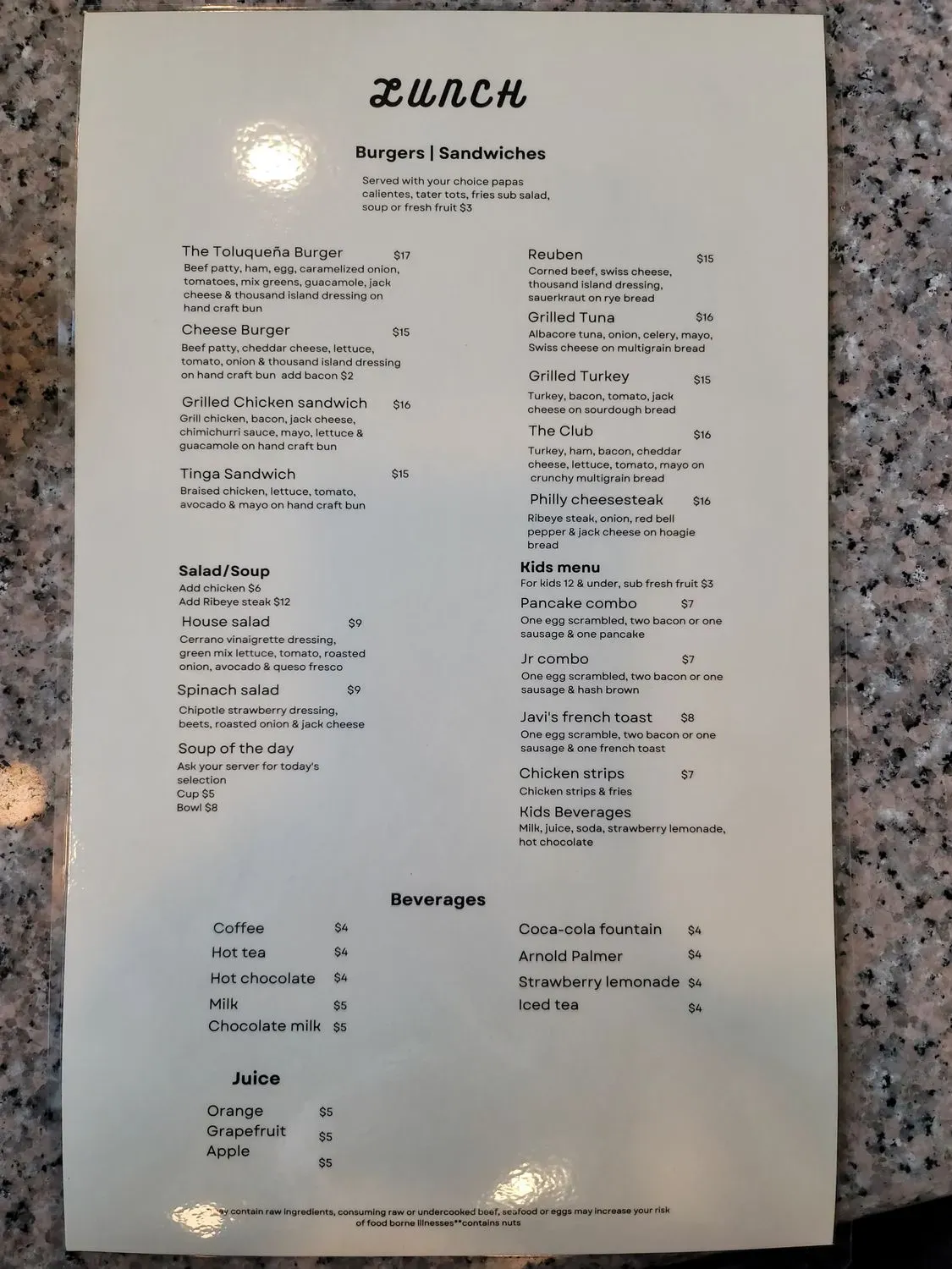 Menu 6