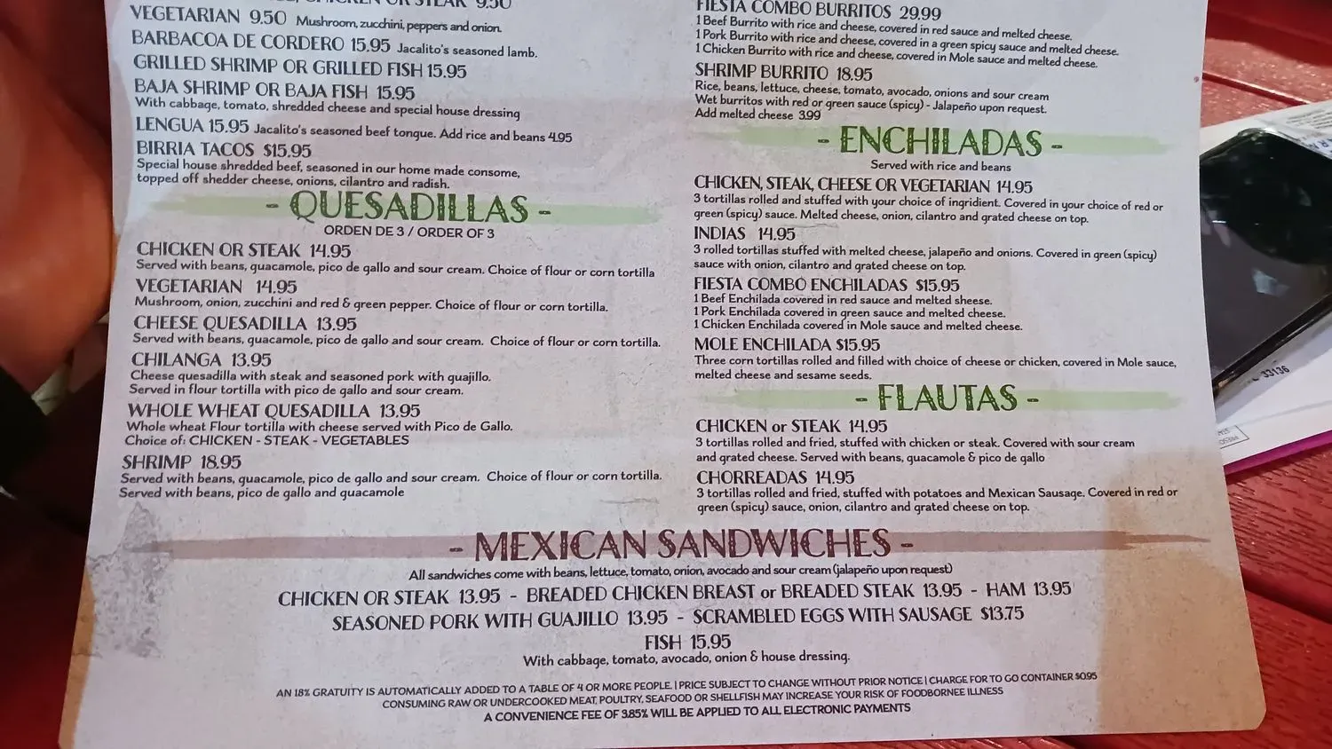 Menu 3